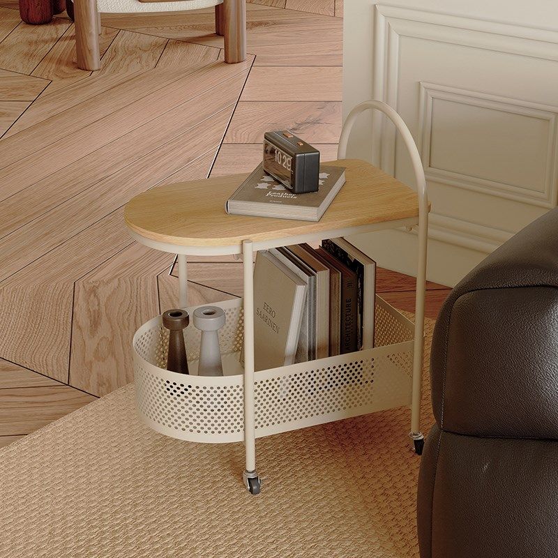 实木沙发边几客厅创意小茶几小户型卧室床头高级感带轮推车,住宅家具,移动边几/推车,淘宝优惠券,粉丝福利购,淘宝优惠卷