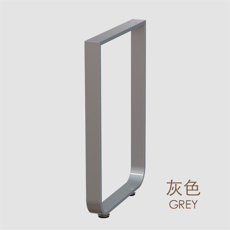 金属桌架单边脚吧台支撑脚烤漆台架铁艺餐桌脚架电脑桌腿定制支架