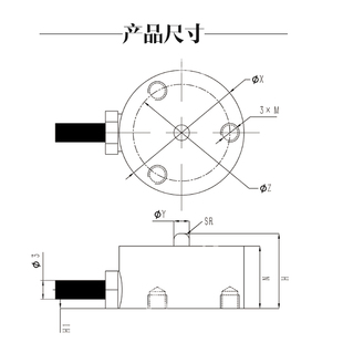 微型传感器压力称重小尺寸品质力学性能测试百森荷重元件