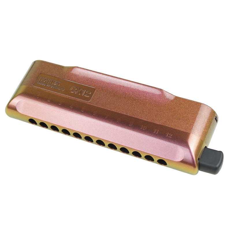 德国HOHNER和来 CX-12 JAZZ爵士款 12孔半音阶口琴 彩虹漆