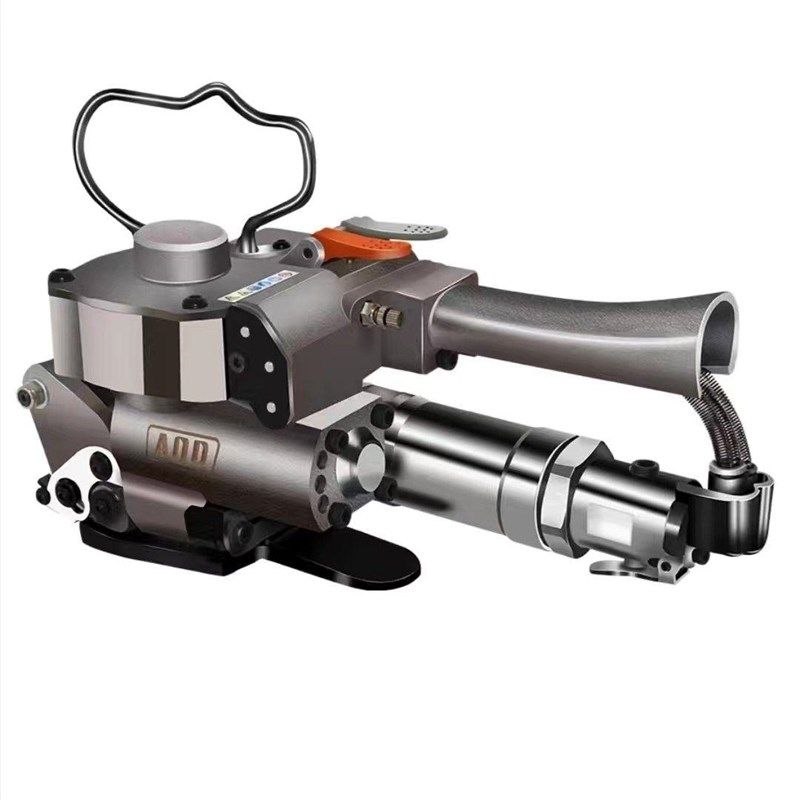 气动热熔免扣式手动打捆塑料带塑钢带拉紧器气动打包机厂家