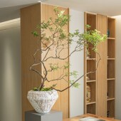 仿真绿植室内假仿真艺新茶室盆景装 饰