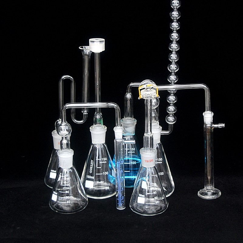 古蔡氏银盐法测砷装置定砷瓶定砷器有机玻璃一法定砷管