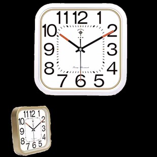 台钟方形自动对时电波挂钟客厅静音整点报时钟表创意座钟时钟