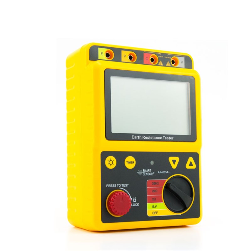 香港希玛AR4105A数字接地电阻测试仪兆欧表防雷测试仪绝缘电阻