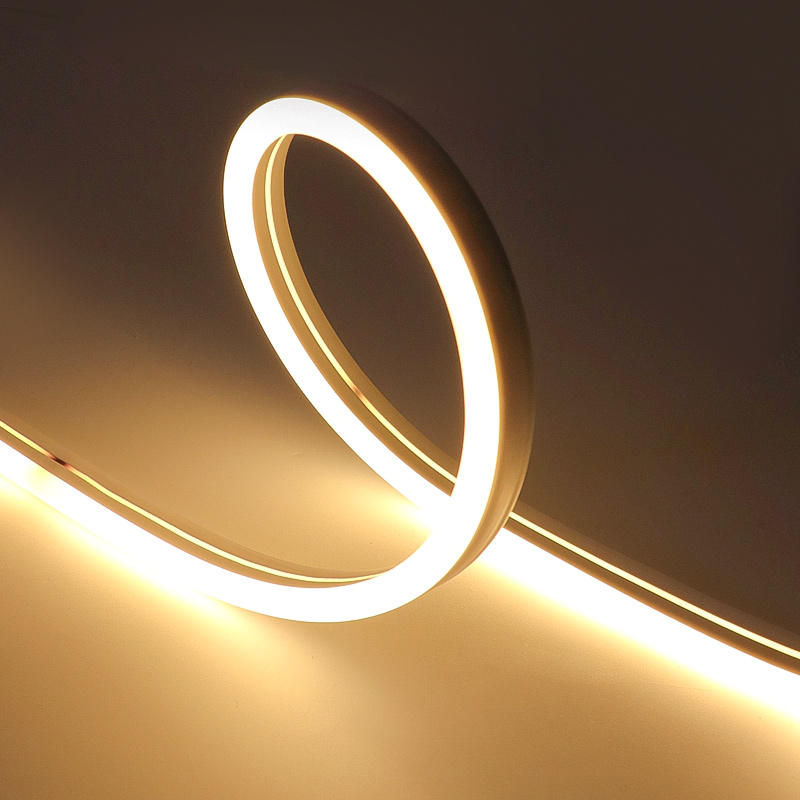 氛围灯带自粘插电暖光粉冰蓝背景墙电竞房桌面led软灯条