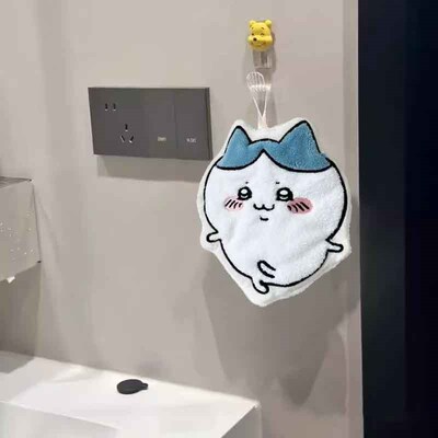爱乌萨奇刺绣擦手巾挂式掉毛超强吸水儿童方巾擦手毛巾