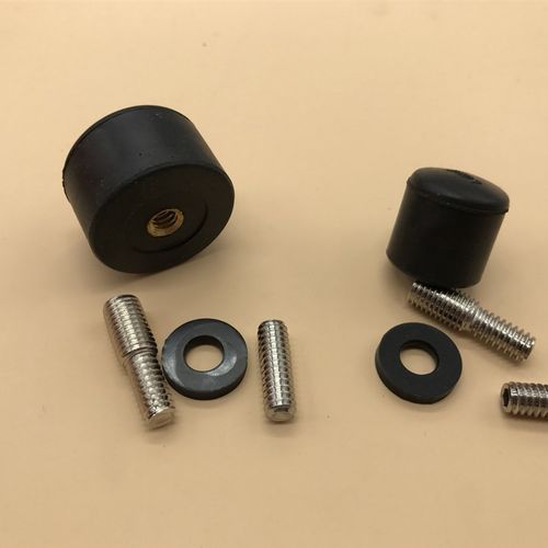 反曲复合平衡杆减震头 堵头 保护胶头 平衡杆配重头 橡胶头顶地上