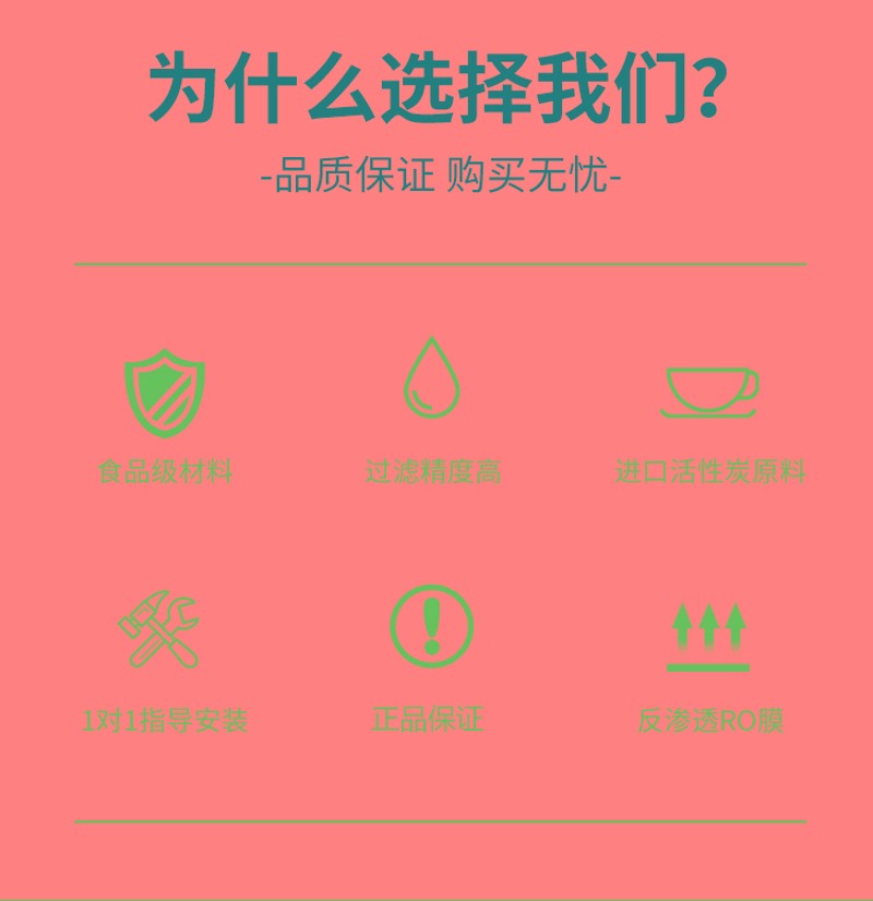 原装千亚净水器芯QY-RO-7 PB五级10寸PP棉反渗透纯水果机