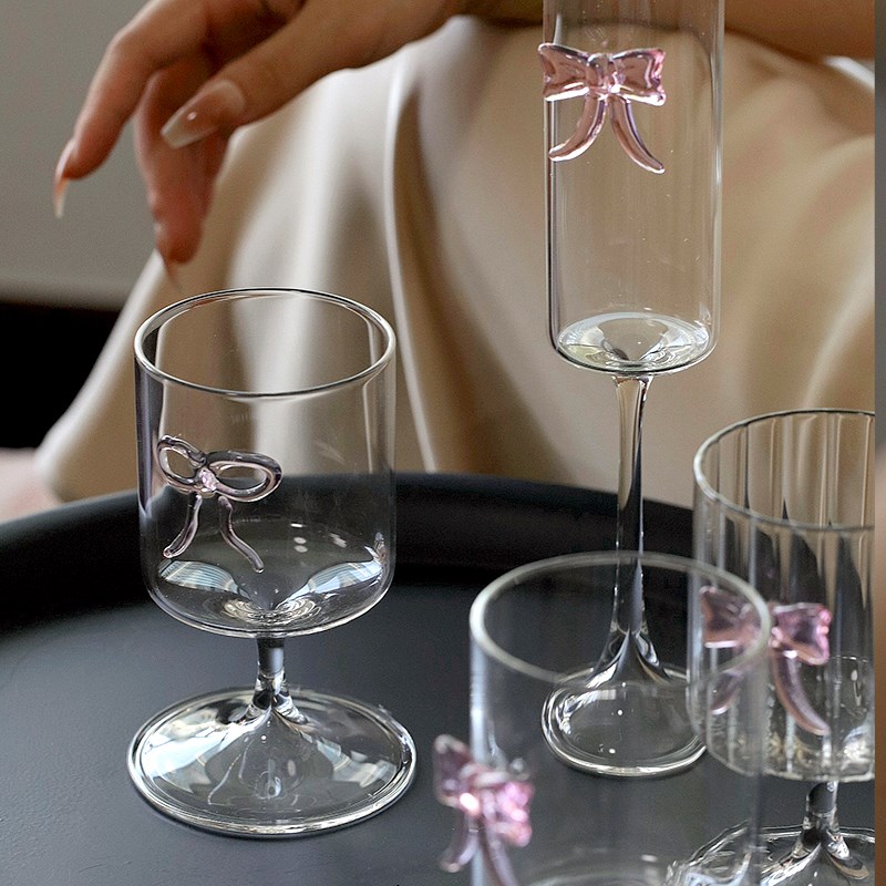 泽滕家葡萄酒香槟杯玻璃高脚情侣果汁鸡尾酒起泡酒礼盒套装氛围感