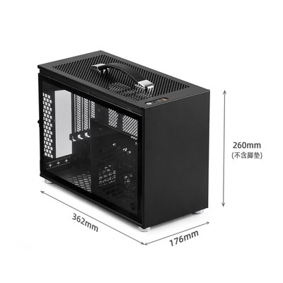 机械大师iF15逻辑库A4紧凑240/280水冷长显卡ITX/bkb手提便携机箱
