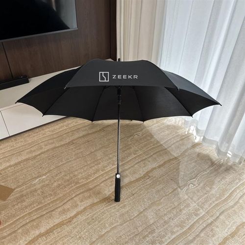 适用极氪ZEE全自动折叠雨伞长柄伞超大9黑色商务男士