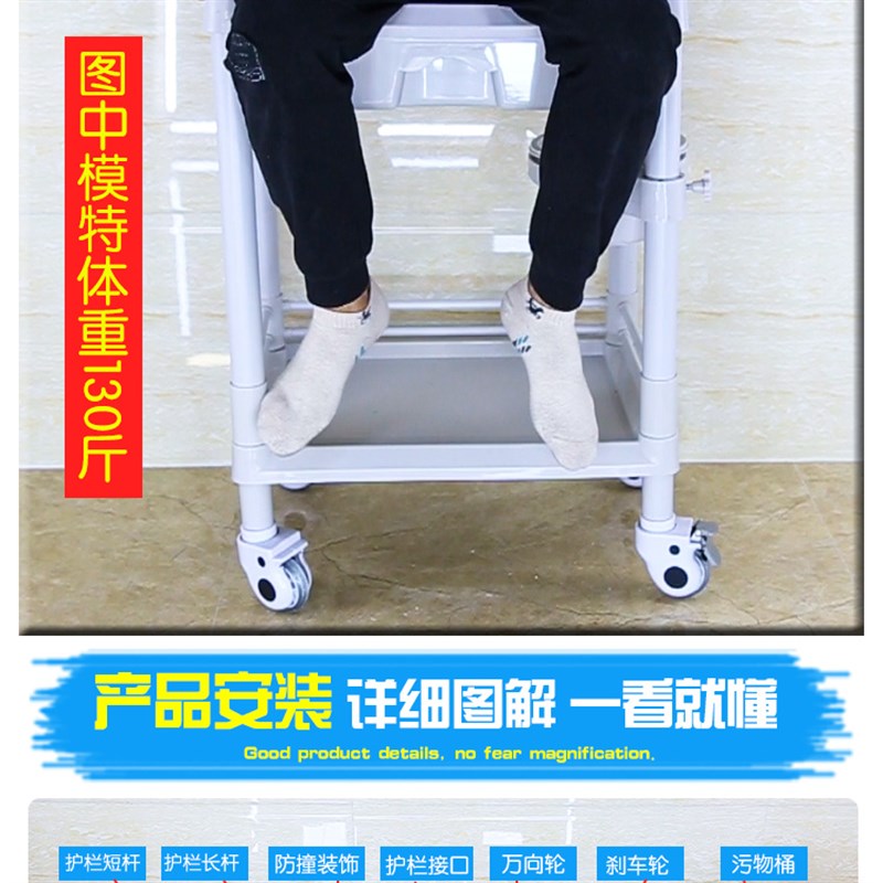 加厚abs小推车美容仪器车治理疗车抢救车换药车工具车仪器推车