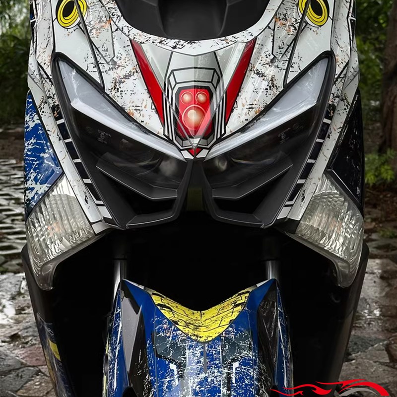 适用于天鹰T1贴纸贴花车贴版画贴膜加厚防水踏板改装保护拉花