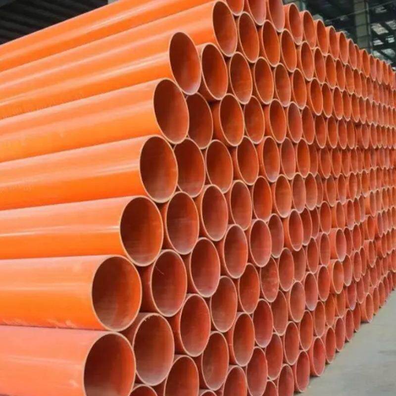 厂家供应CPVC电力管110埋地电缆保护套管橘红色160PVC-C电力管