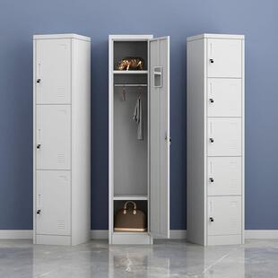 超窄铁皮柜铁皮储物柜单门更衣室柜子单人立式单开门储物柜其它