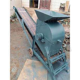 小型肥料结块粉土机种植用营养土粉碎机单转子高速粉碎设备