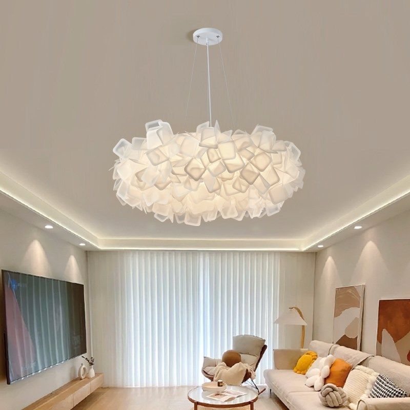 帕莎温馨卧室灯后现代风书房房间全光谱护眼花瓣装饰氛围吊顶灯