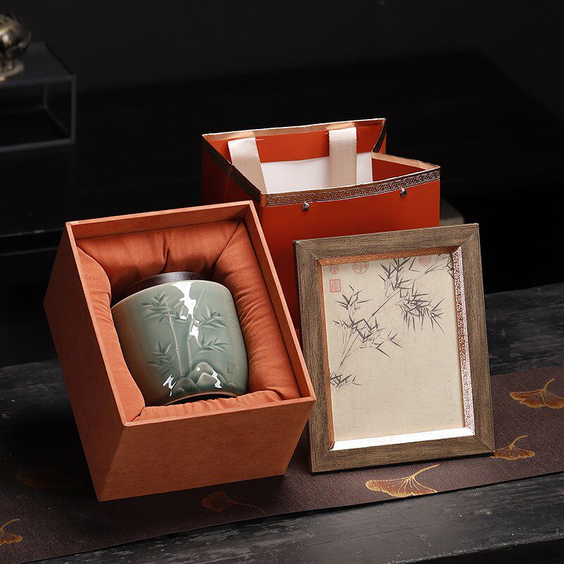 茶叶罐礼精品布艺红茶绿茶宁红古树茶仙毫