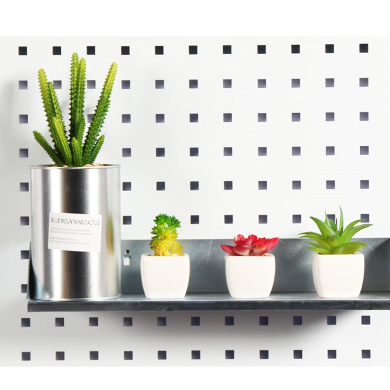 洞洞板挂钩五金工具架货架小层板多功能方孔板展示架金属挂钩托板