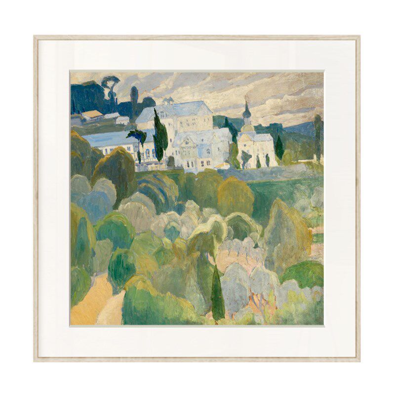 丘山生活  pyro pplouk现代风景艺术装饰画奶油风森林挂画