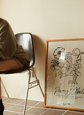 i ill复古浪漫巴黎挂画法式风格手绘朵装饰画海报壁画