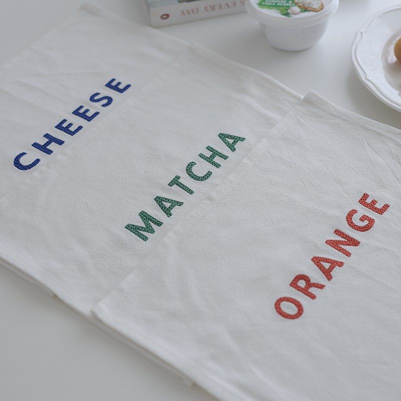 niin韩式in刺绣餐垫英文字母绣餐巾白色 美食摆拍餐布,居家布艺,餐巾,淘宝优惠券,粉丝福利购,淘宝优惠卷