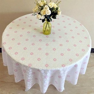 新疆西藏定制防水塑料小圆桌布免洗小新茶几桌布餐桌台
