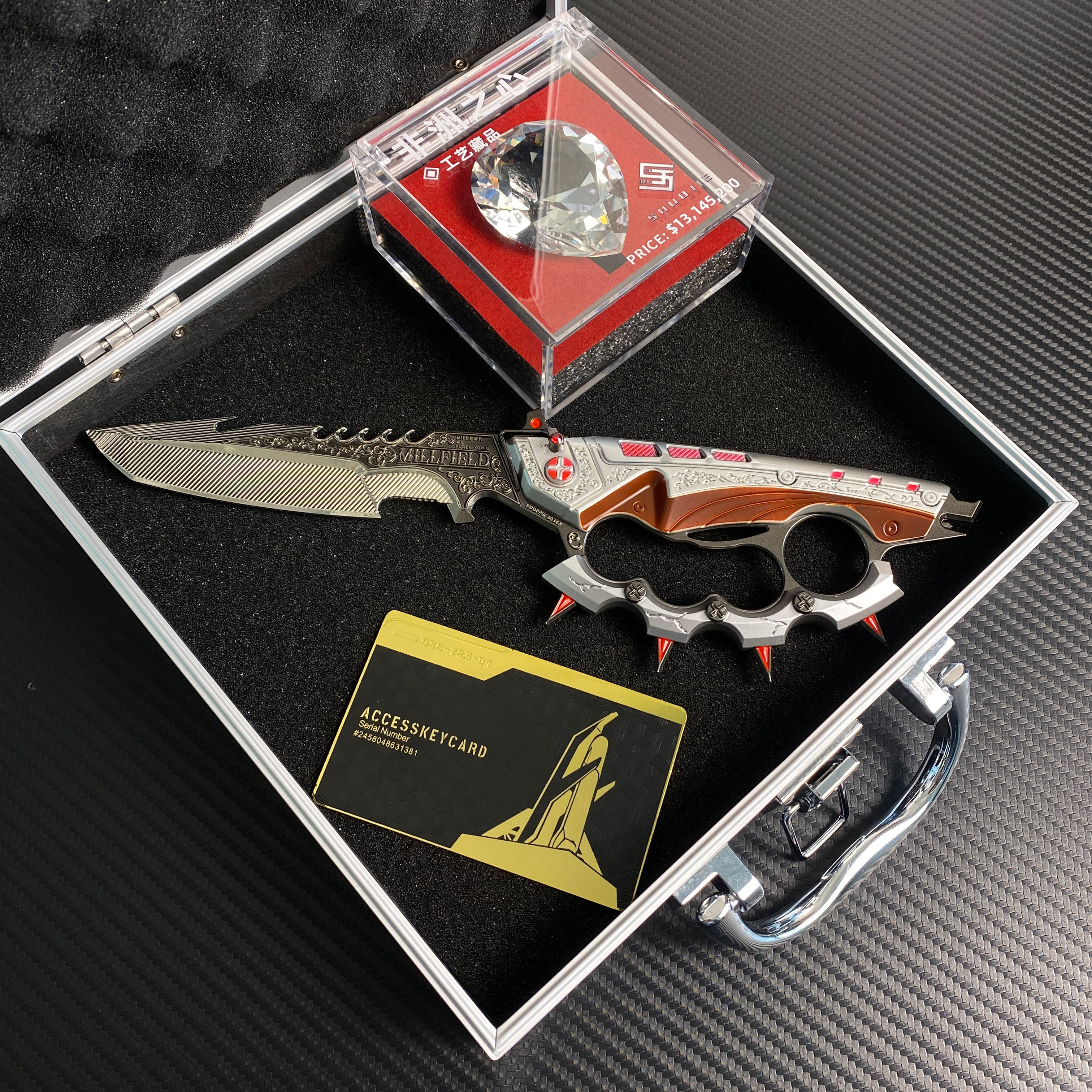 【正品】三角洲周边信条金属模型