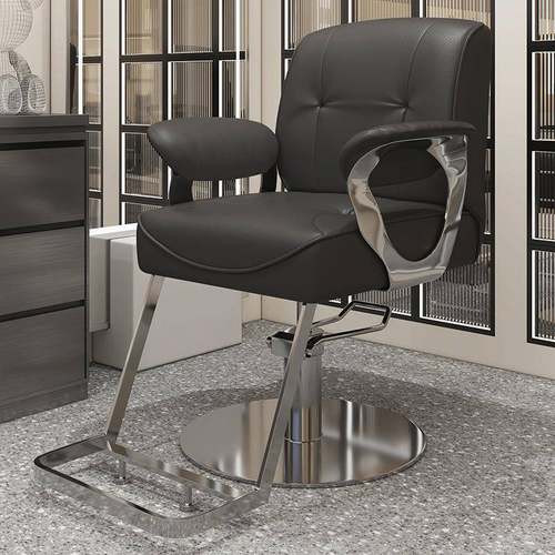 网红轻奢理发椅简约美发店椅子发廊专用可升降旋转烫染理发店椅子