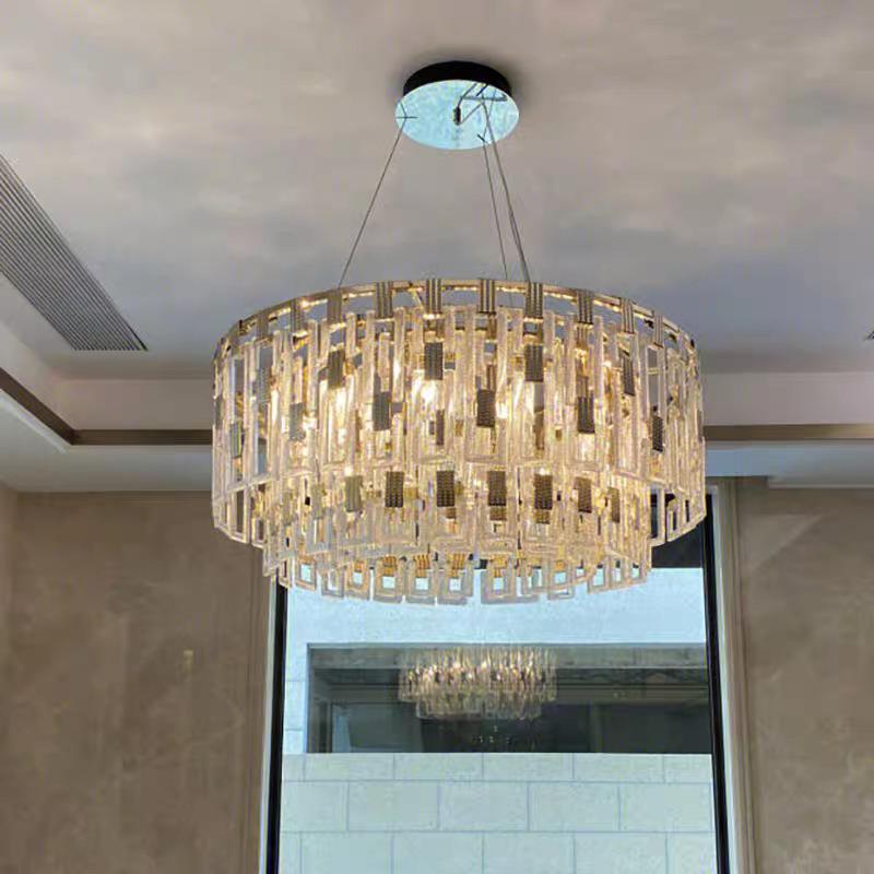 艺术吊灯水晶吊灯客厅灯轻奢现代别墅高档客厅主灯餐厅卧室灯具