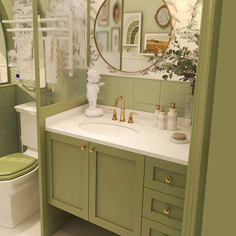 86M0小清新浴室柜陶瓷一体盆岩板组合轻奢洗手池脸漱果绿2023新款,清洗/食品/商业设备,风口/风叶/风机配件,淘宝优惠券,粉丝福利购,淘宝优惠卷