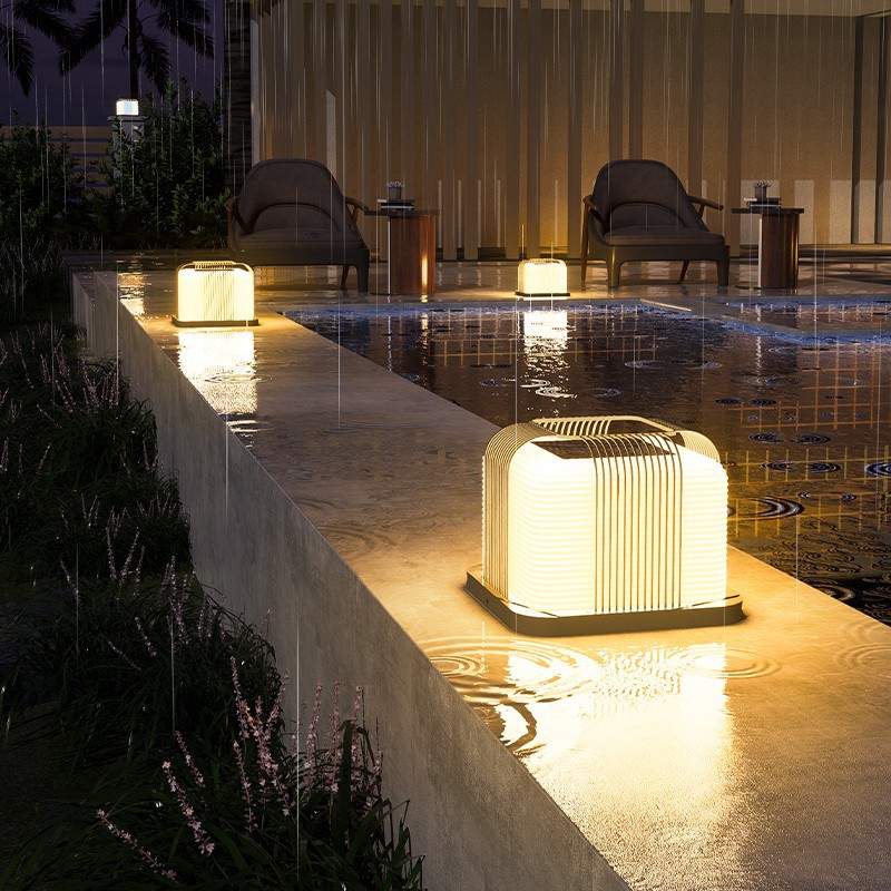 太阳能柱头灯不锈钢户外防水庭院灯花园墙头灯别墅围墙灯ledled灯