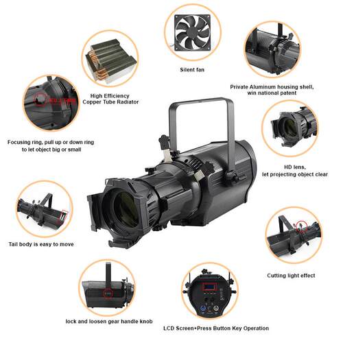200w 300w 影视成像灯 双色成像灯