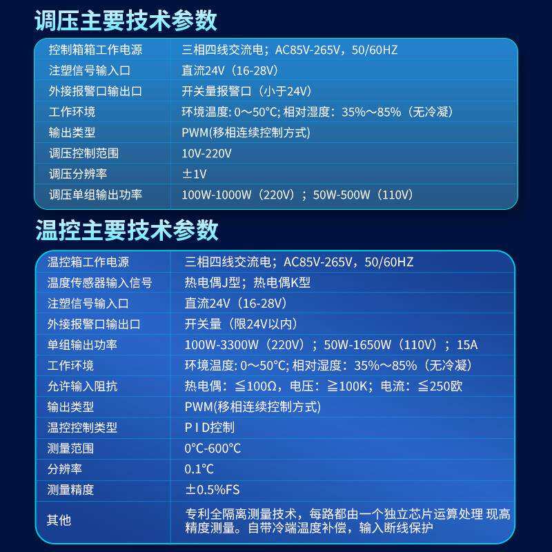 热流道模具调压温控箱防干烧插卡触摸屏瓶胚电力调整器温控仪