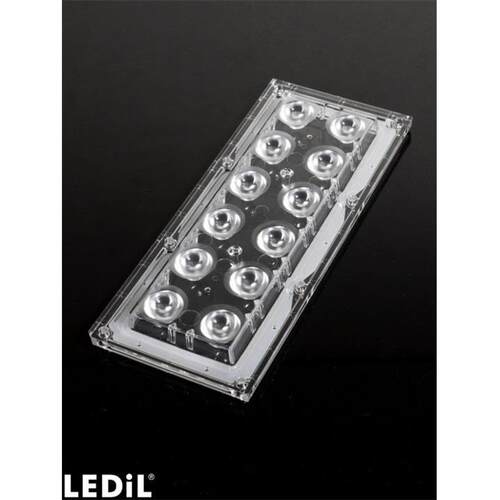 LEDiL透镜173x71毫米PC材质精密注塑商用室内高透光环保认证透镜