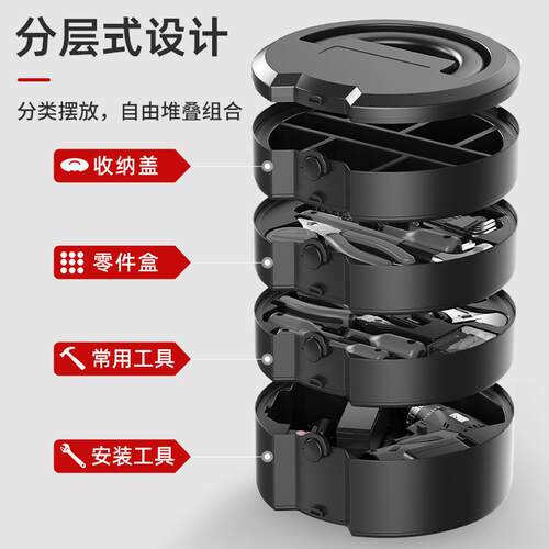 j8车载组合全套维修电工五金工具大全家用工具箱套装工g3