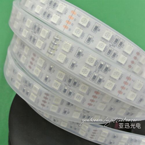 灯带灯白光暖白亮七彩变色软灯条防水