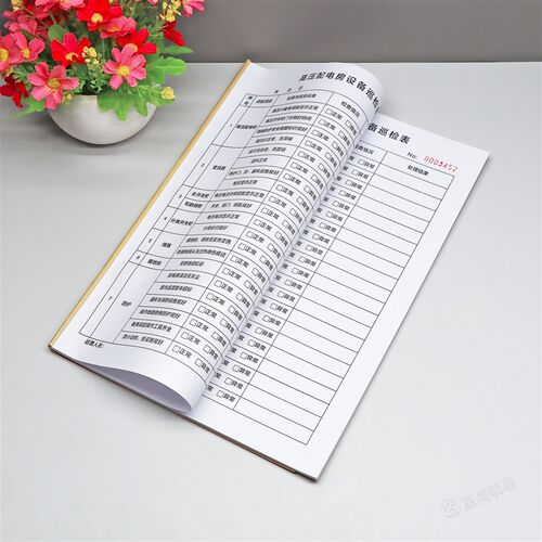 压配电房电气设备巡检记录表点检表表单供电室检查登记本