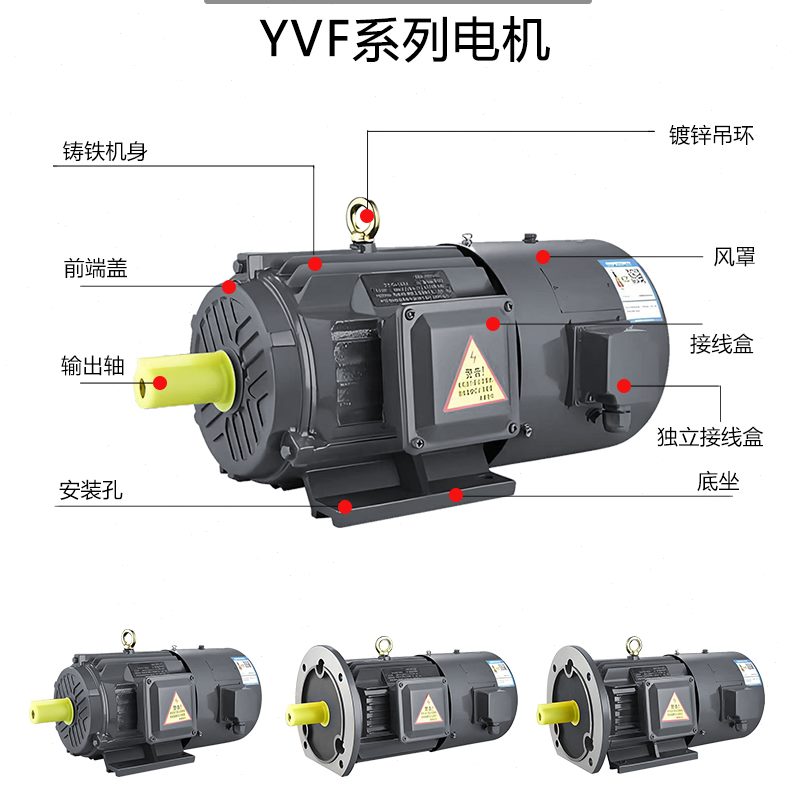 P调速电机/5/7.5/W变频VV三相异步电动机Y038变频电机K5/11.154KW