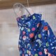 儿童雨衣男童防雨服小学生蓝色星球雨披带书包位上学大童男孩