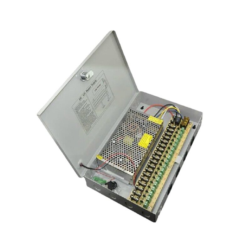 12V10A18路集中供电电源监控LED电源箱开关电源12V电源