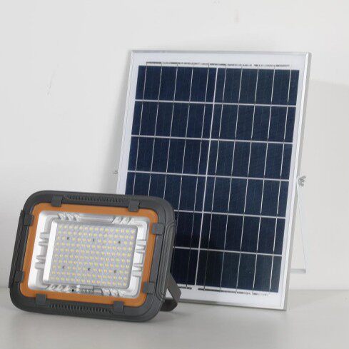 太阳能led投光灯太阳能工程专用篮球场隧道车间仓库室外照明灯户