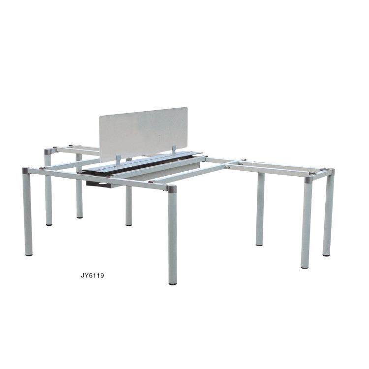 东莞厂家时尚办公桌腿架职员电脑桌台脚会议桌圆管方管烤漆