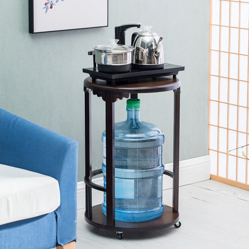 可移动茶几客厅沙发边柜边角几小茶几G茶K台带轮茶水架喝茶桌子家