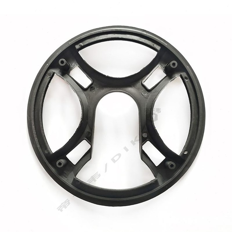 山地自行车护盘前牙盘保护壳防挂裤脚四孔9.6x1M0.6cm42齿链罩挡