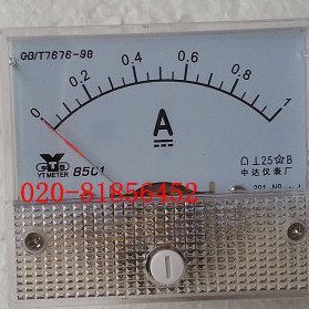 直流电流表85C1-1A 1000MA 2A 3A 5A 10A  85C1-A GB/T7676-98