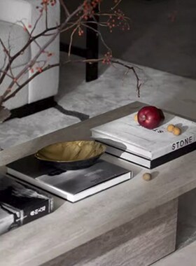 样板间真书建筑档装饰艺术画册客厅书房书架书桌办公道具书