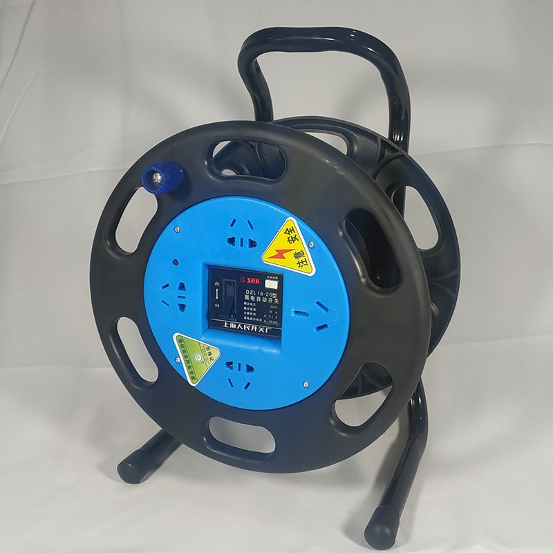 泽优电缆盘绕线盘收线器电线卷线盘线滚子带线线盘插座带漏保