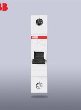 ABB断路器单进单出空气开关1P10A16A20A25A32A40A50A63A单极空开